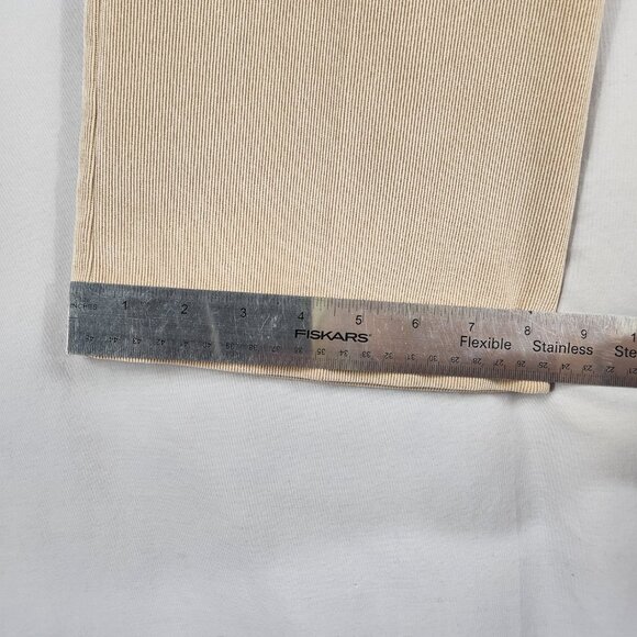 Larry Levine Petite Corduroy Pants Women's 2 Tan Mid Rise Straight Leg Casual - Picture 6 of 9